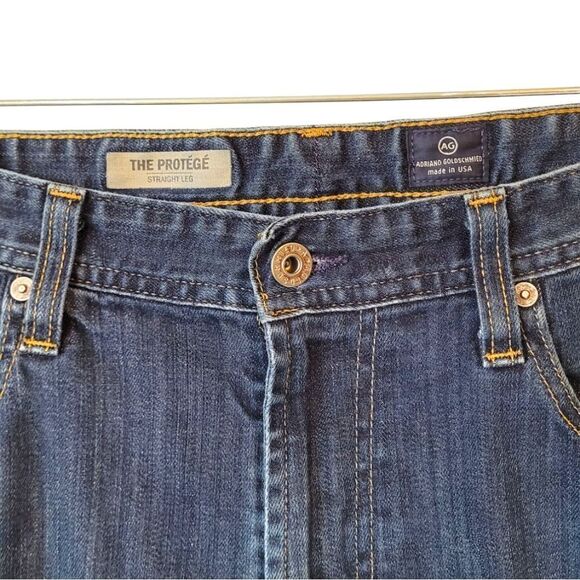 AG Men's Dark Wash The Protege Straight Leg Jeans Size 36x32 - Picture 3 of 5